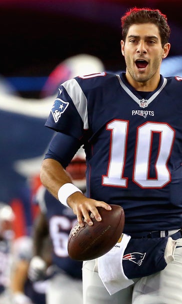 Patriots' Garoppolo excited for opportunity vs. Cardinals